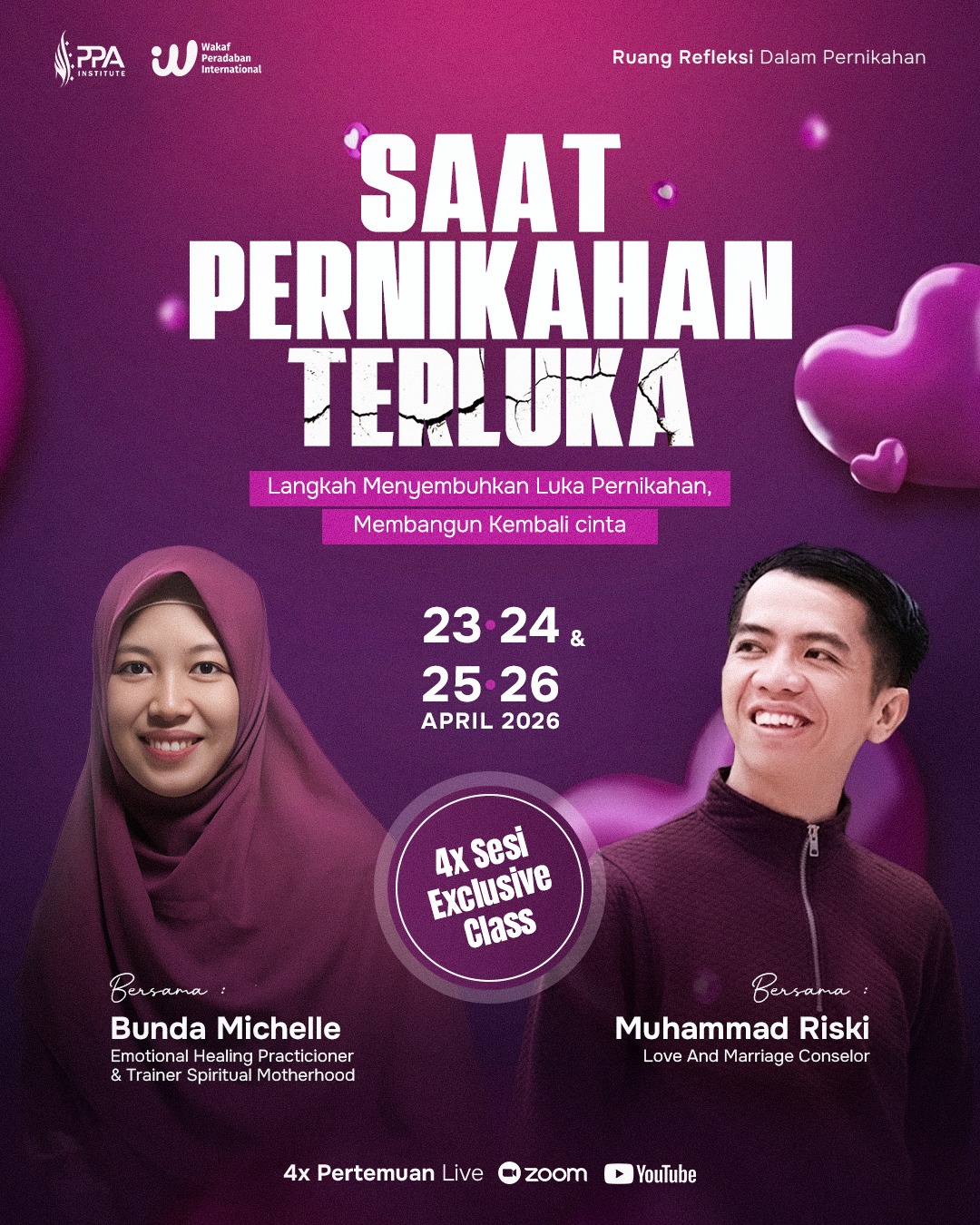 Flyer Saat Pernikahan Terluka