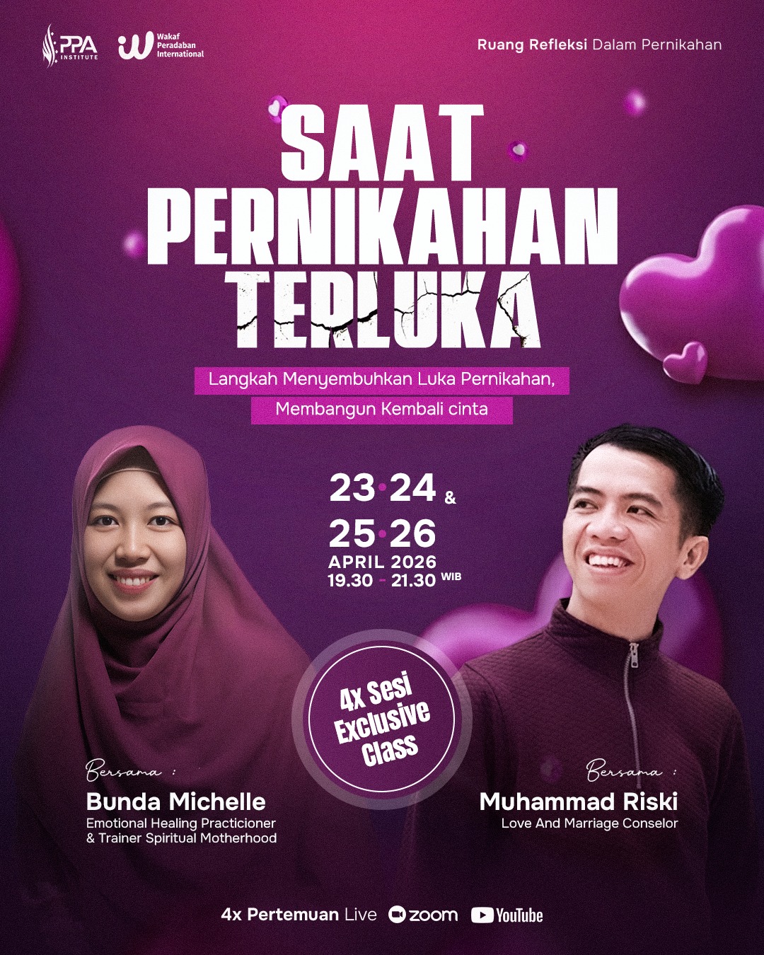Flyer Saat Pernikahan Terluka