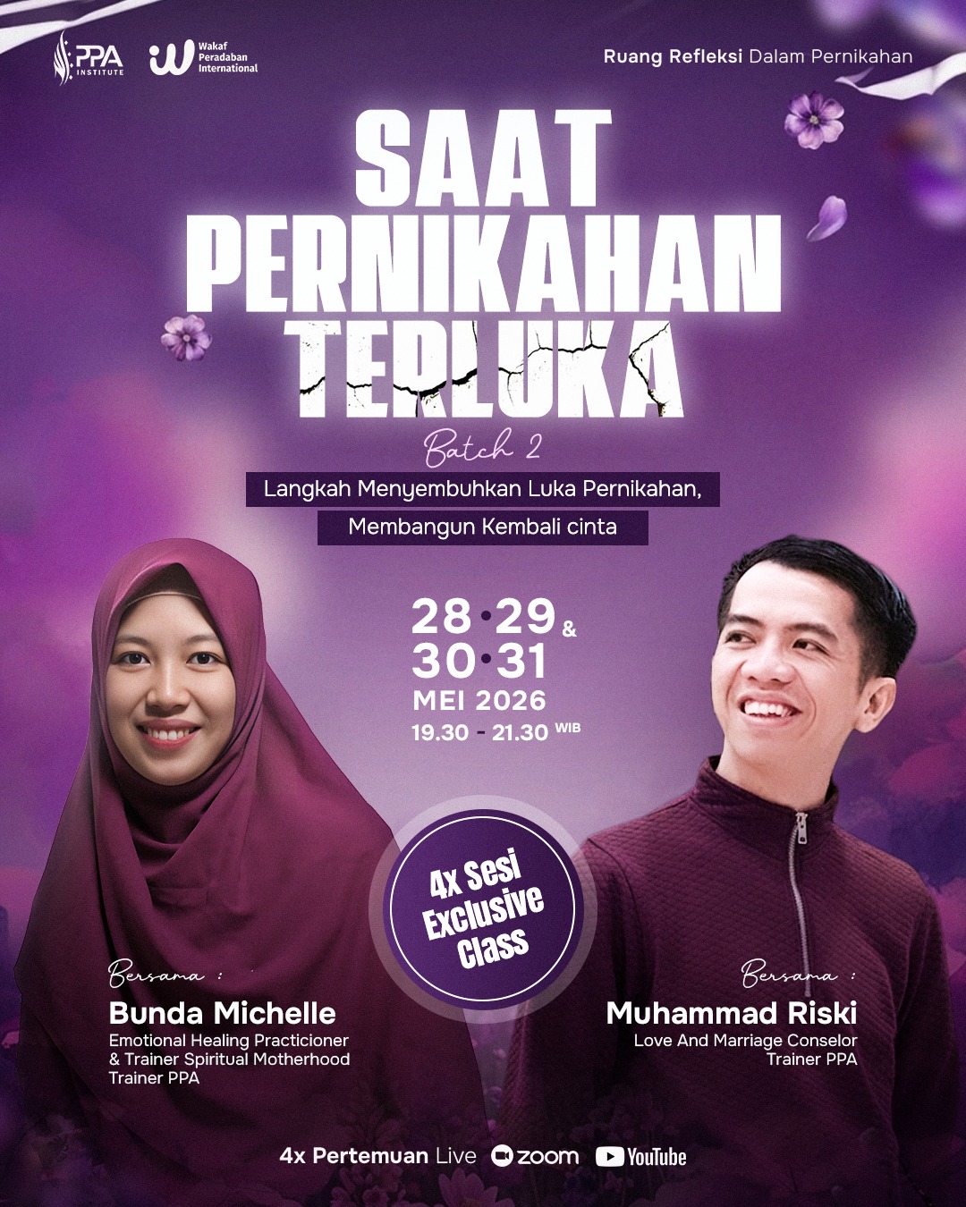 Flyer Saat Pernikahan Terluka