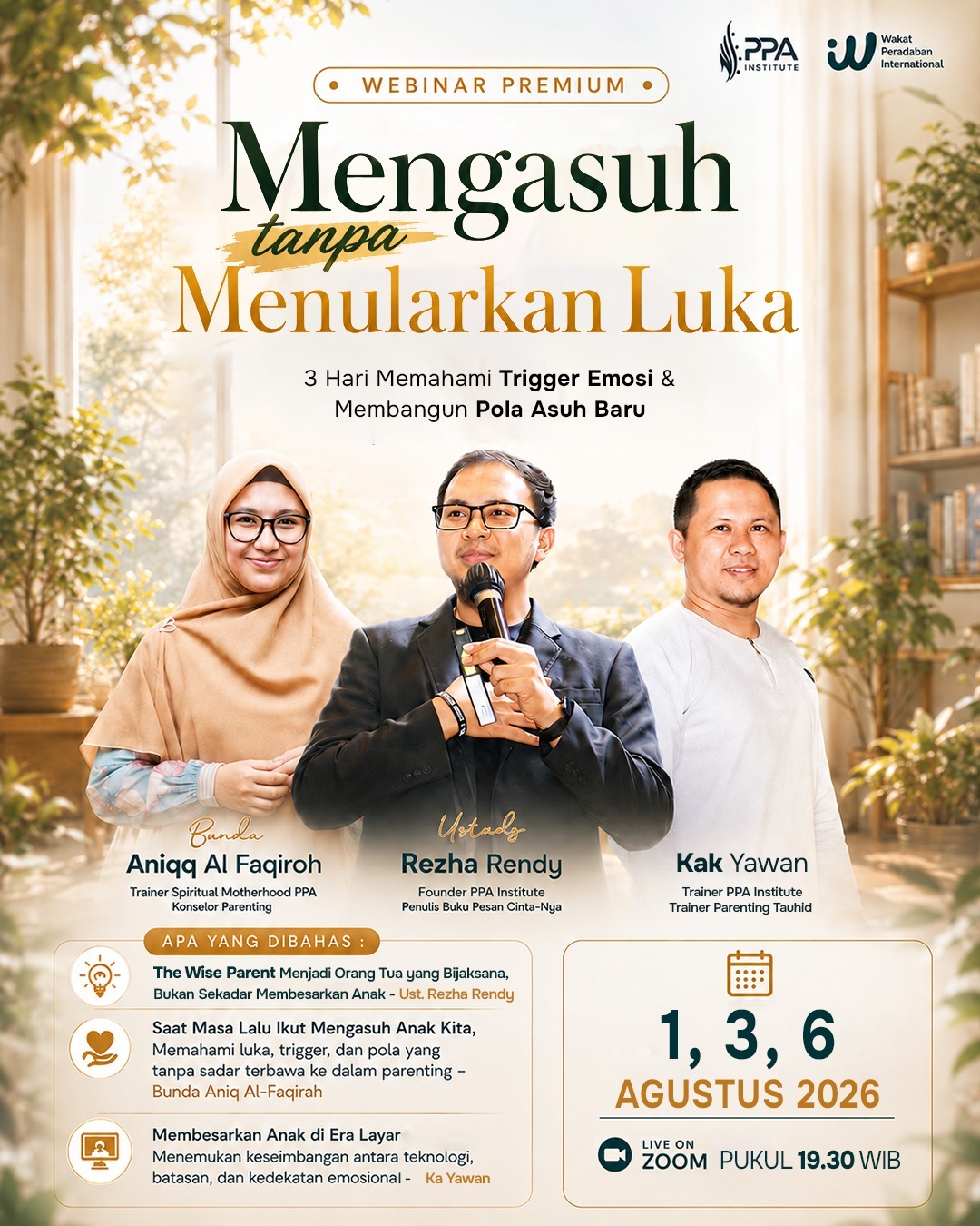 Poster Mengasuh tanpa Menularkan Luka Session